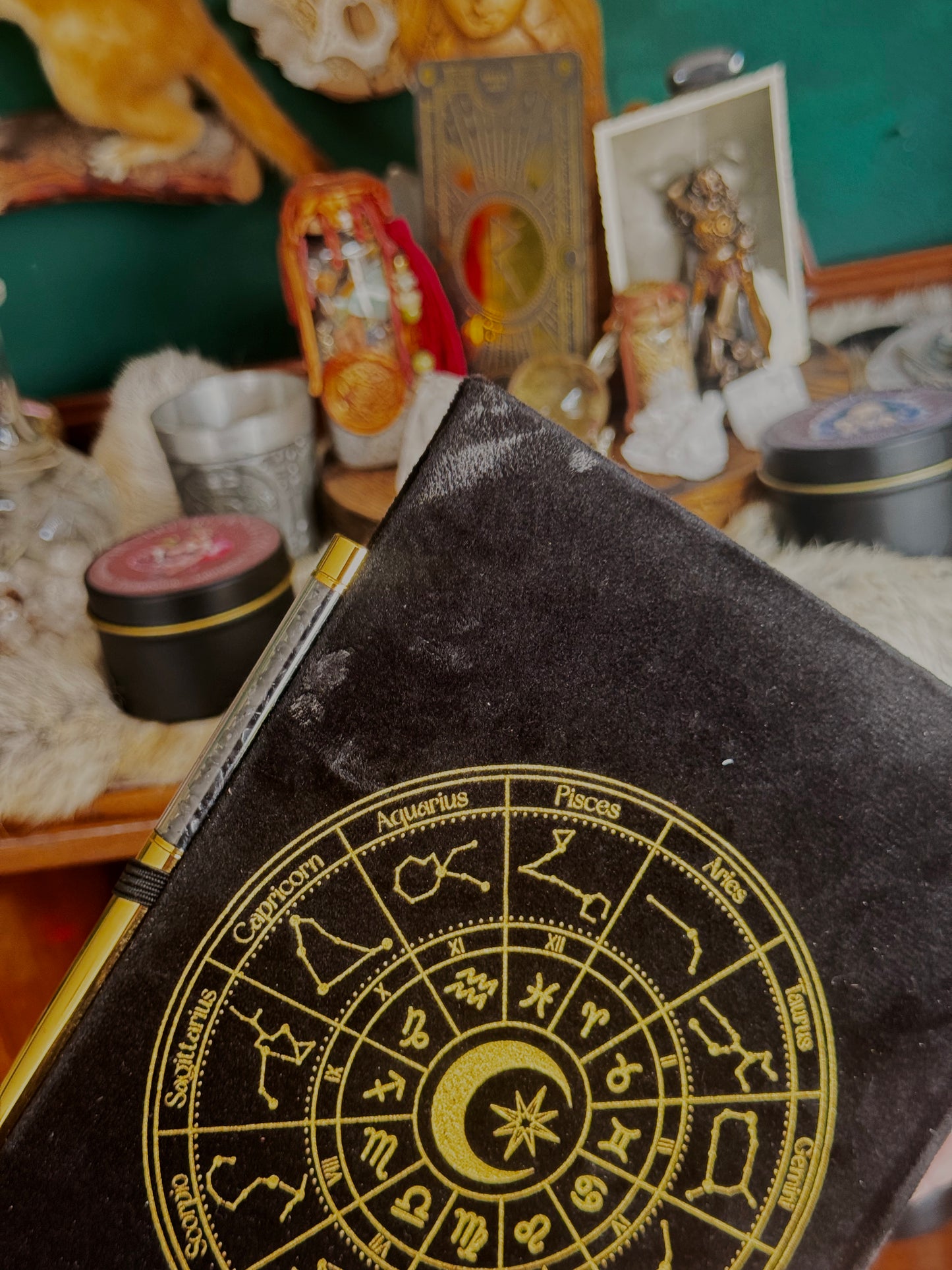 Sternzeichen Journal mit Stift – Astrologie Notizbuch & Grimoire (B- Ware)