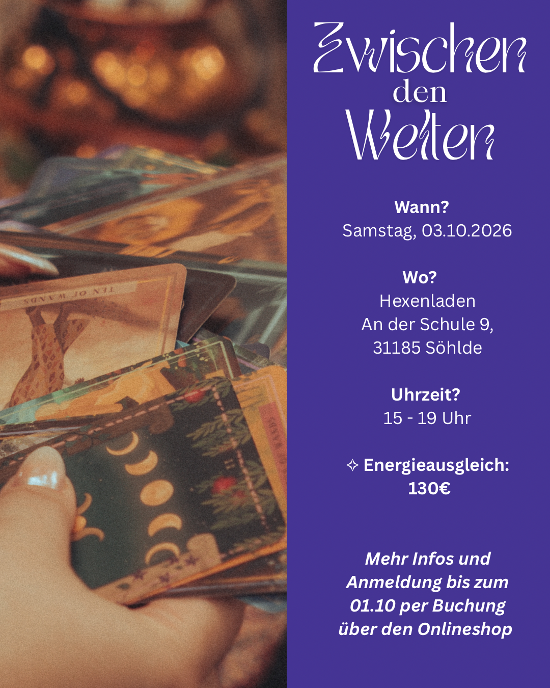 Zwischen den Welten Workshop – für Verbindung zu den Ahnen und zu Samhain
