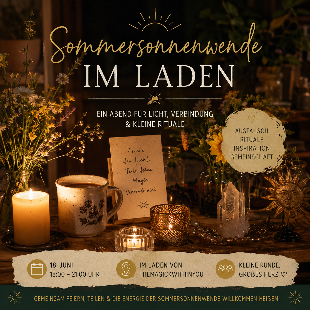Hexen Event– ein Abend für Verbindung, Austausch & neue Impulse