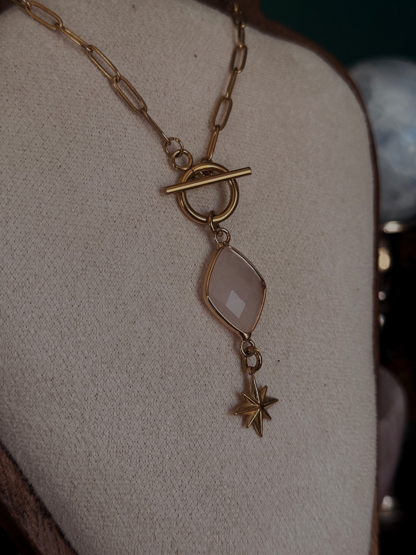 Stellar Heart - Edelstahlkette Paperclip