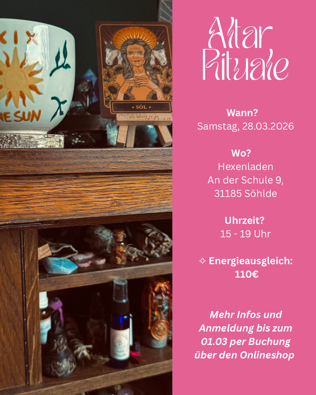 Altar Basics – Workshop in die Welt der Ritualgegenstände