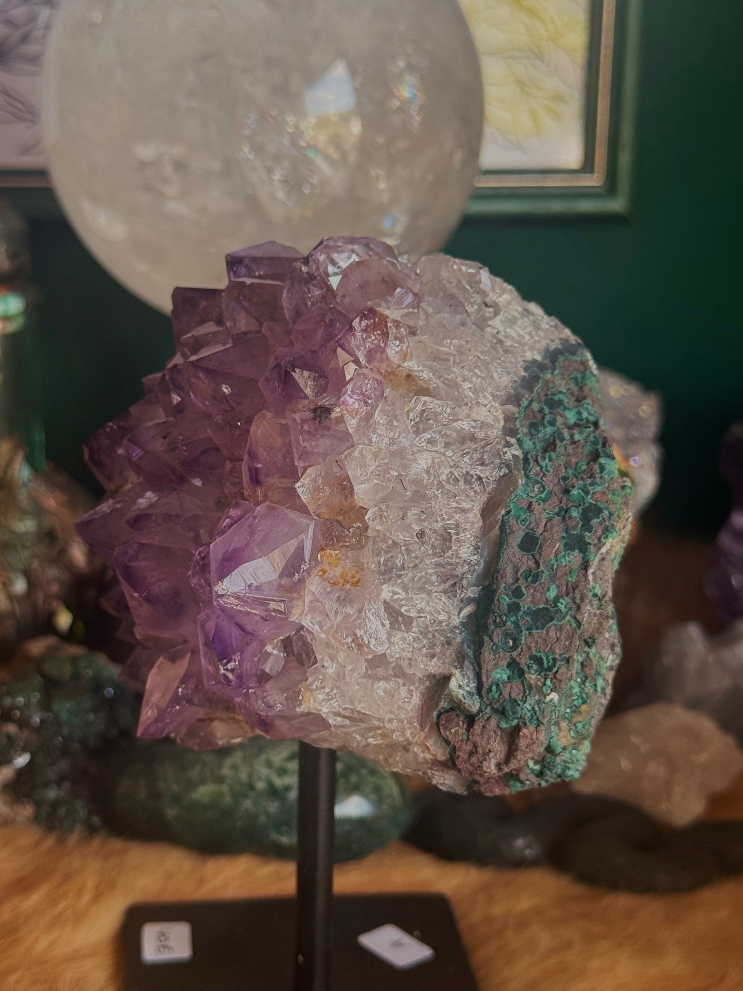 Amethyst Druse auf Ständer