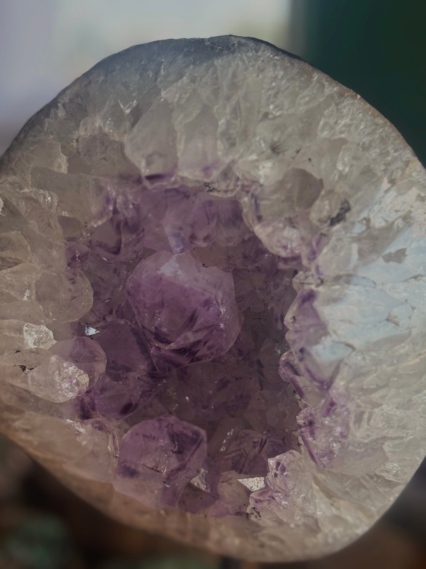 Amethyst Druse auf Ständer
