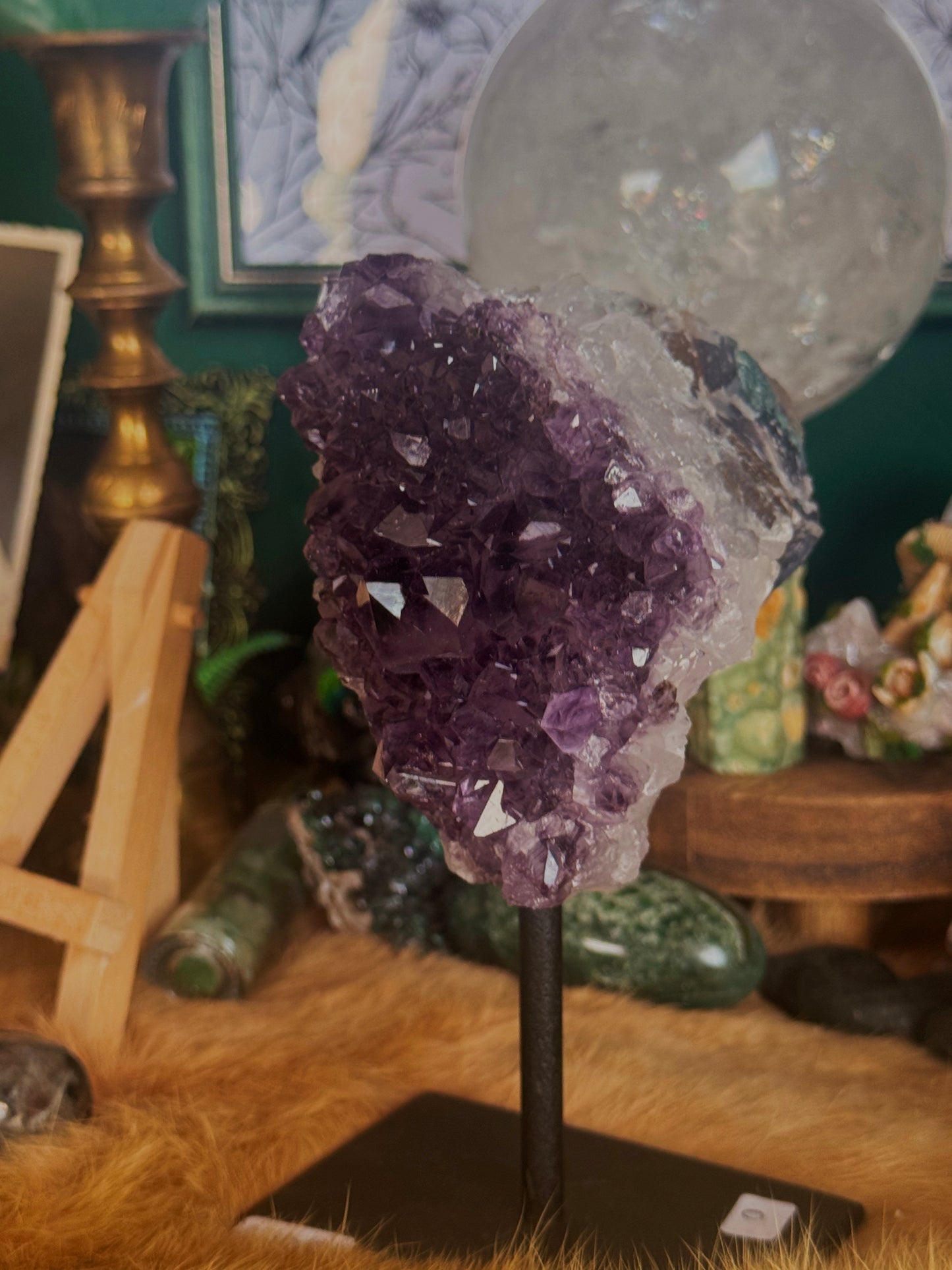 Amethyst Druse auf Ständer