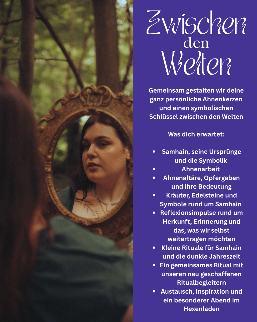 Zwischen den Welten Workshop – für Verbindung zu den Ahnen und zu Samhain