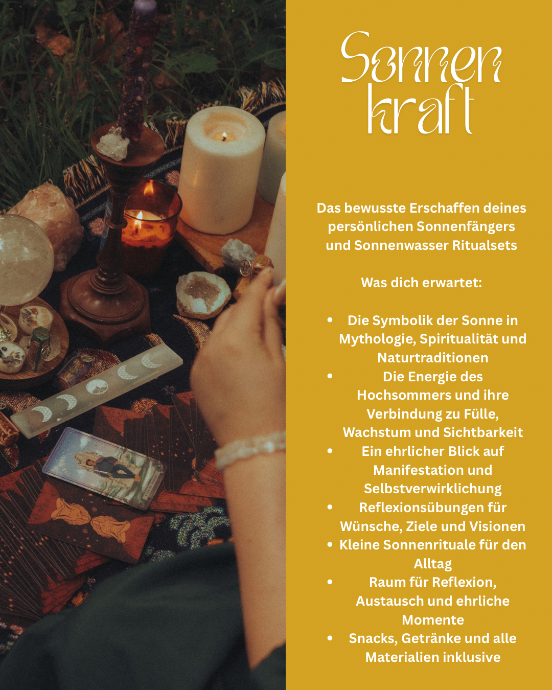 Sonnenkraft Workshop – für Licht, Fülle und die Magie des Hochsommers