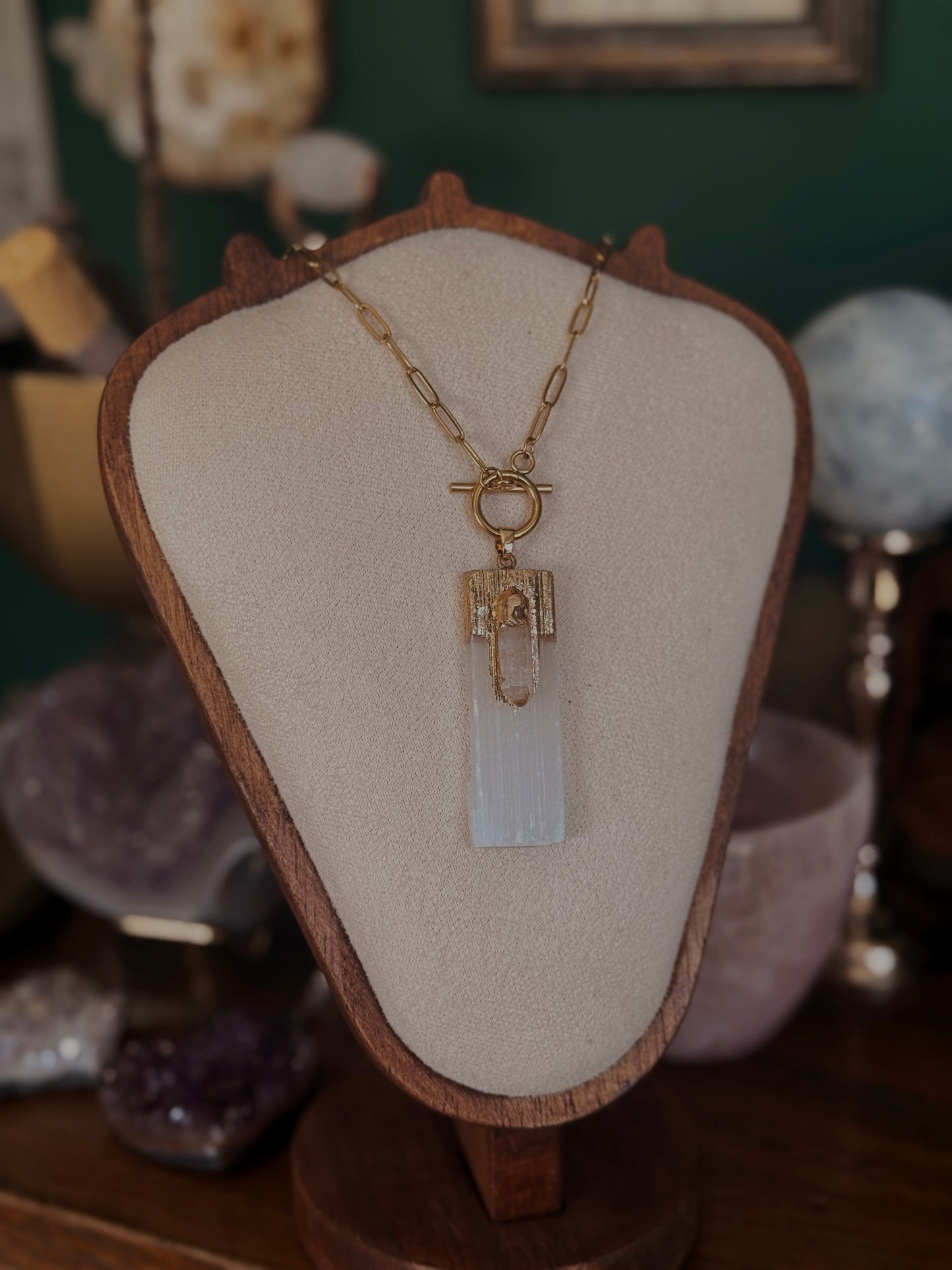 Golden Clarity - Edelstahlkette