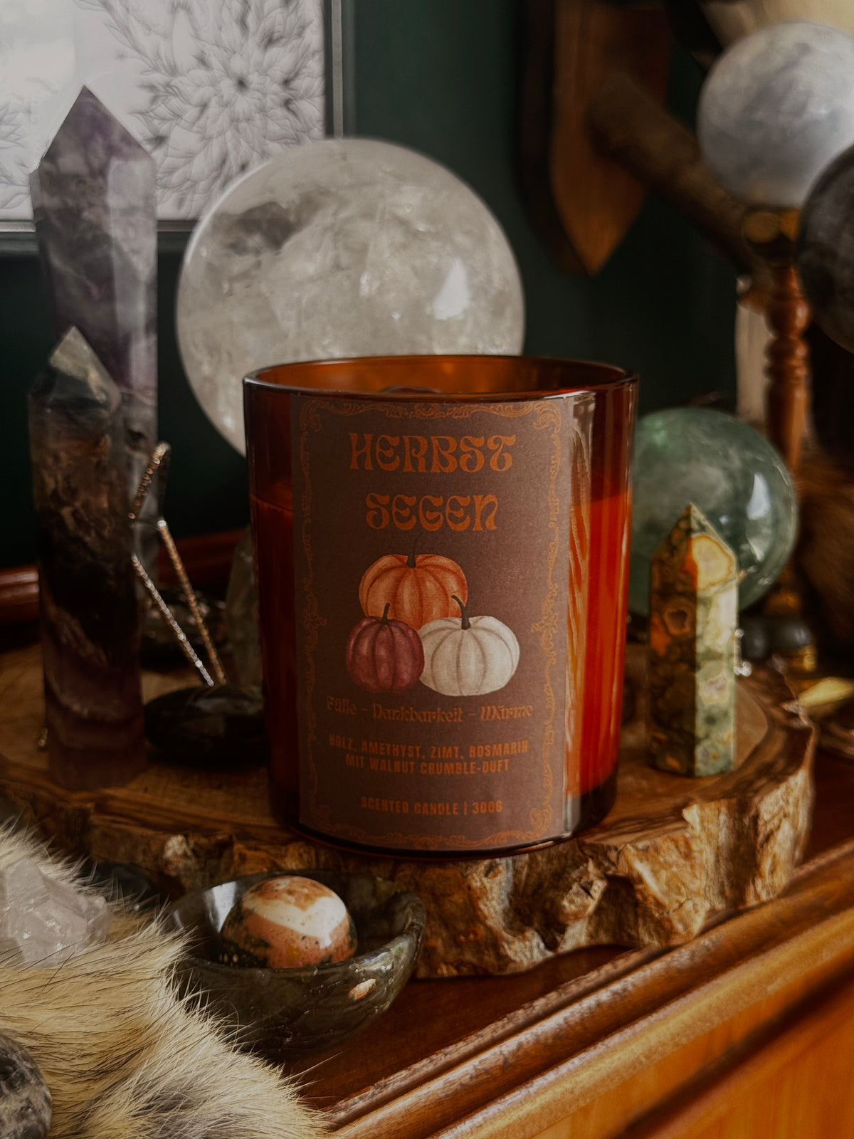 Herbstsegen - Stimmungskerze