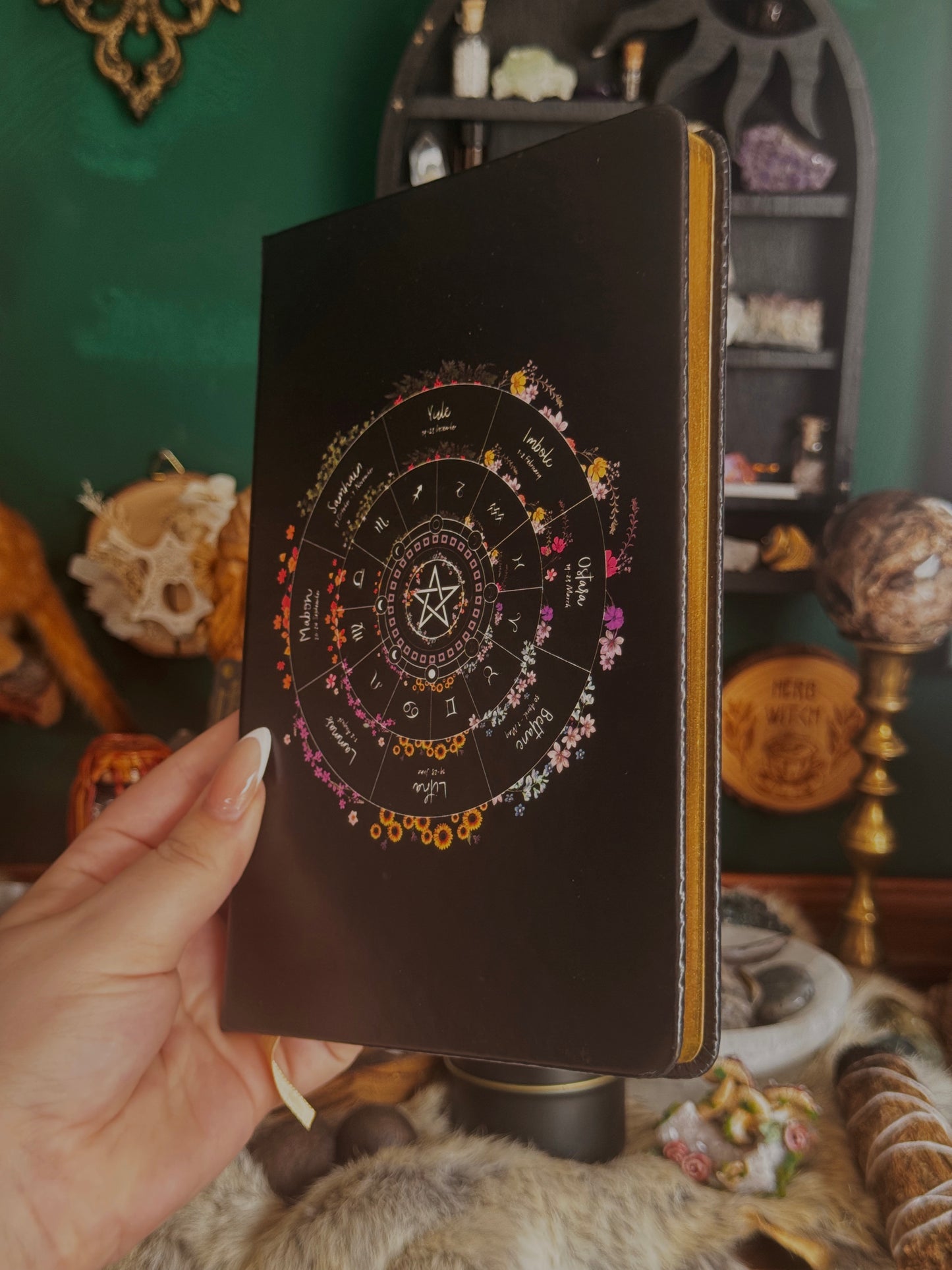 Journal der Jahreskreisfeste – Grimoire für Sabbate, Tarot & Rituale