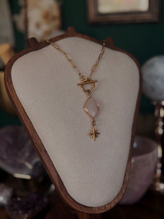 Stellar Heart - Edelstahlkette Paperclip