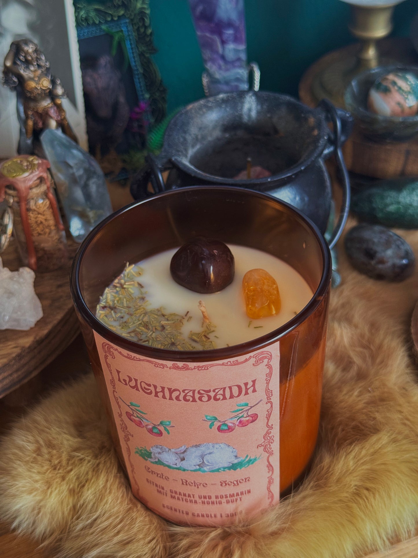 Lughnasadh- Stimmungskerze