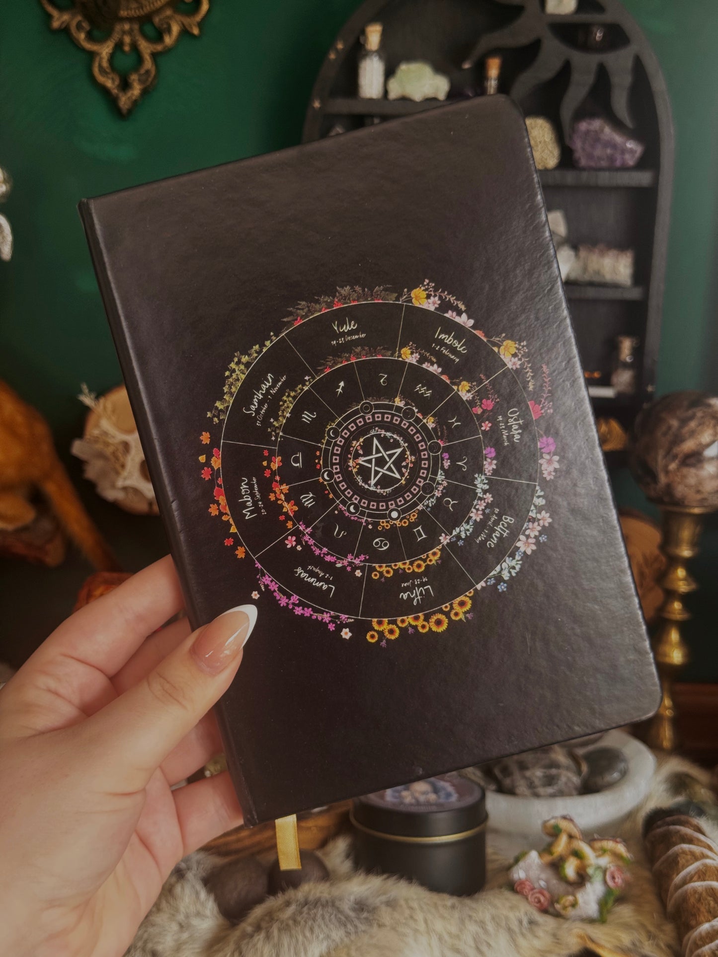 Journal der Jahreskreisfeste – Grimoire für Sabbate, Tarot & Rituale