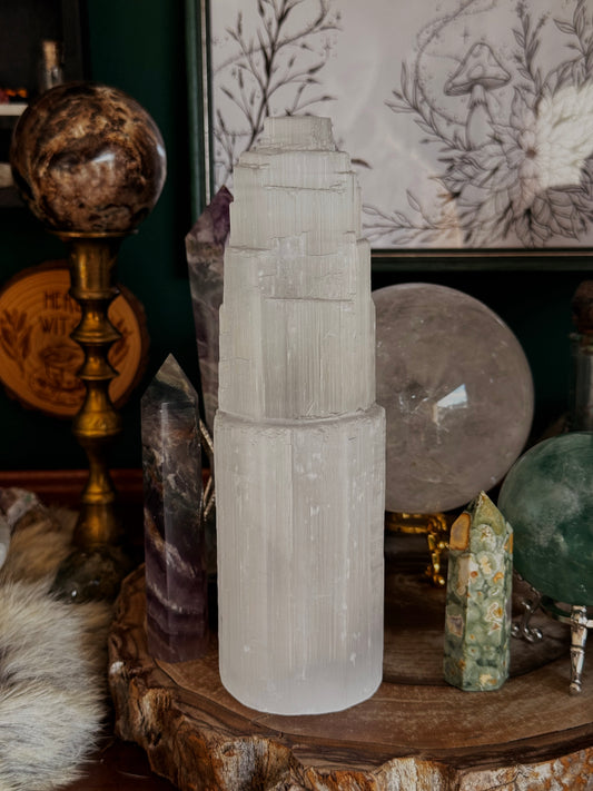 Temple of Light – Selenit-Turm, ca. 20 cm