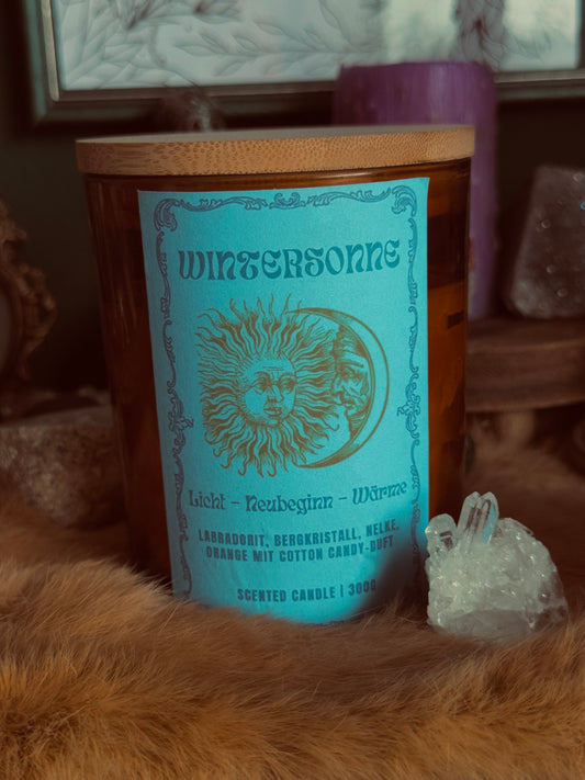 Wintersonne- Stimmungskerze