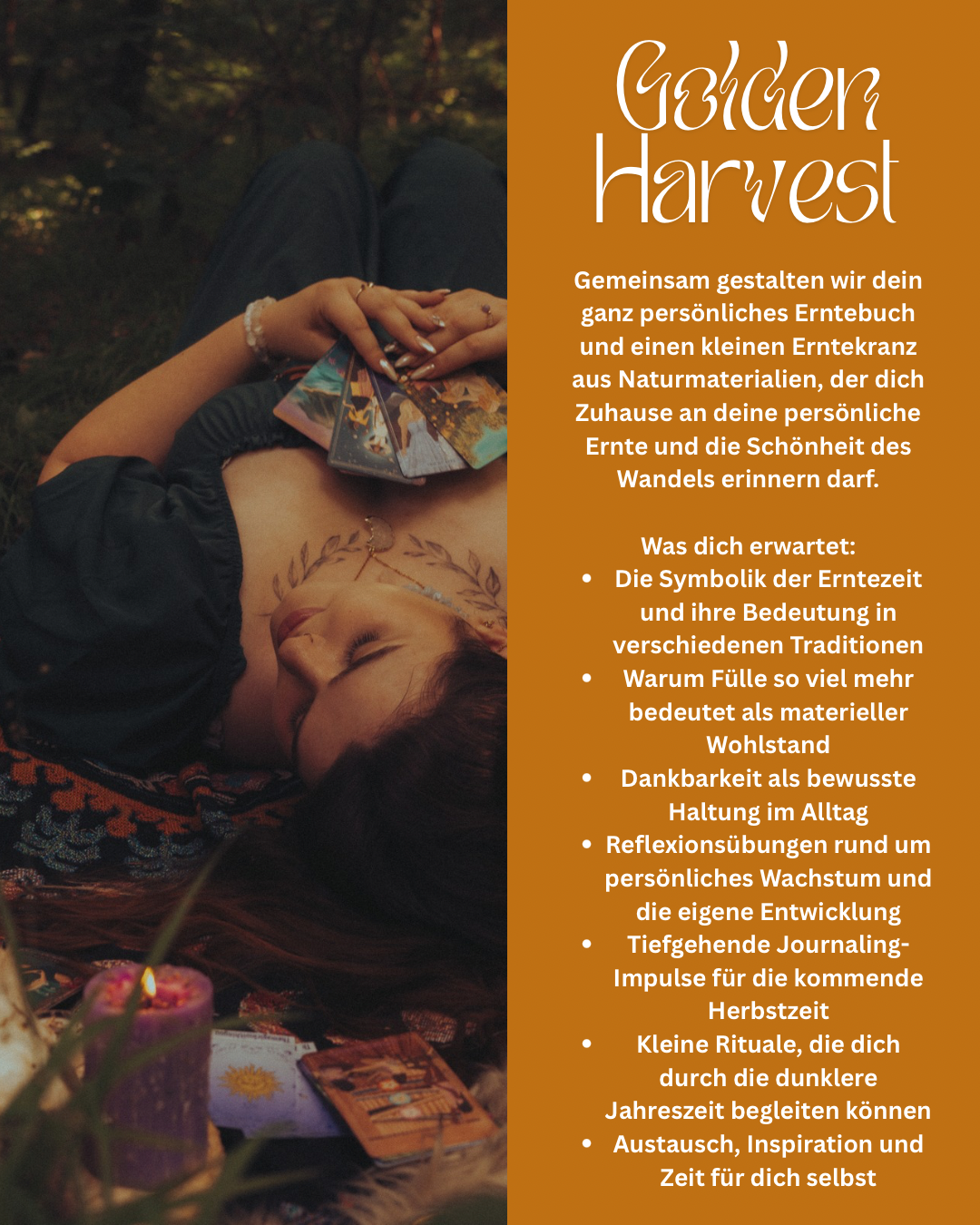 Golden Harvest Workshop – für Dankbarkeit, Fülle & inneres Wachstum