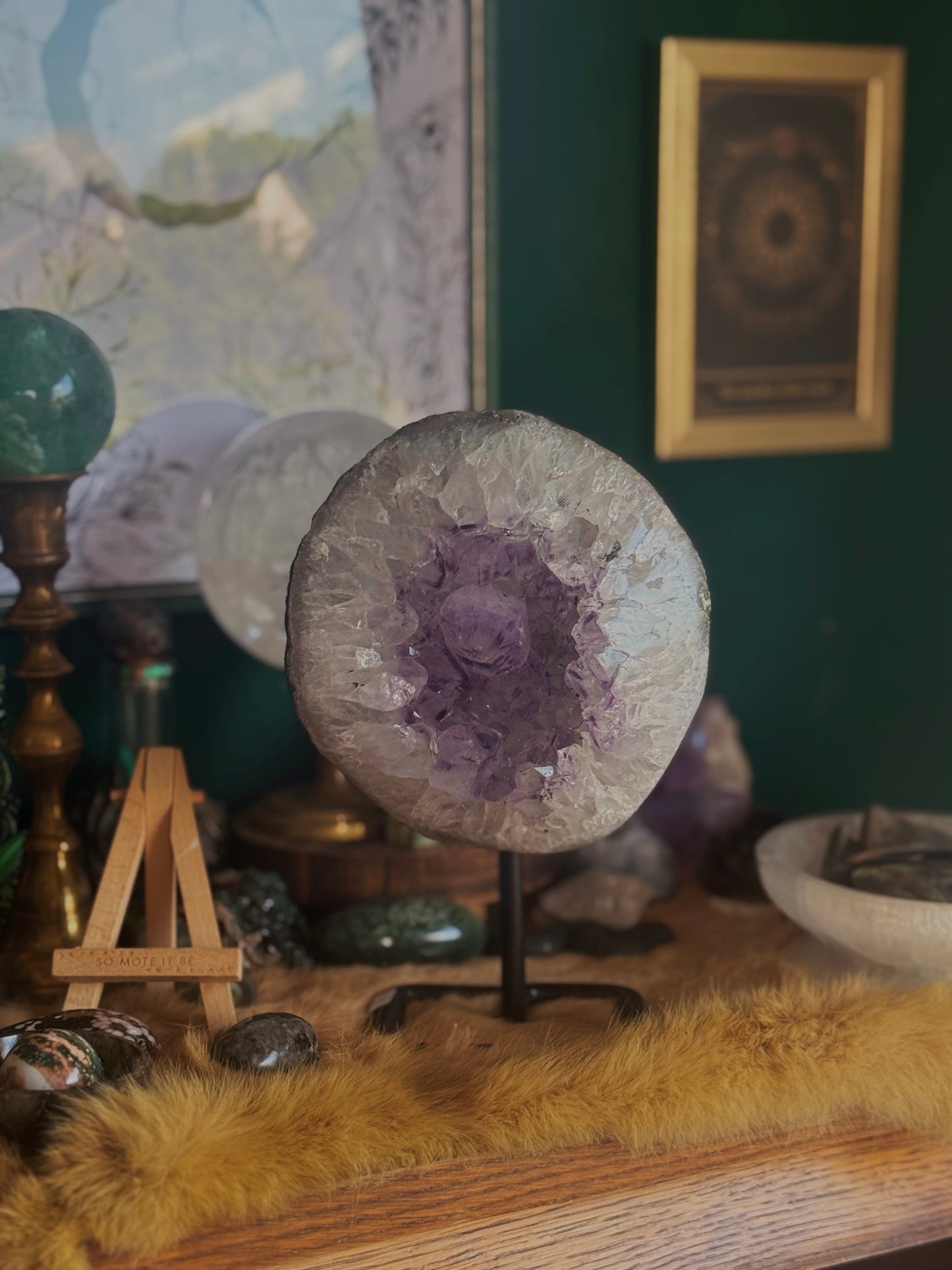 Amethyst Druse auf Ständer