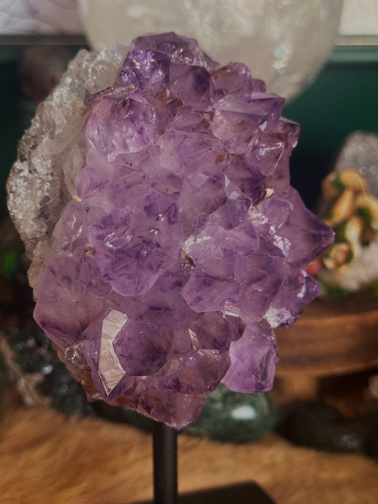 Amethyst Druse auf Ständer