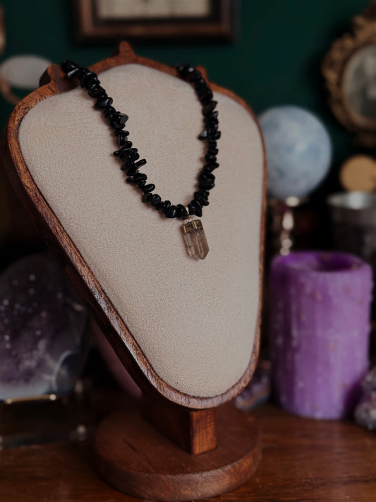 Nocturne - Edelsteinkette (Gold)