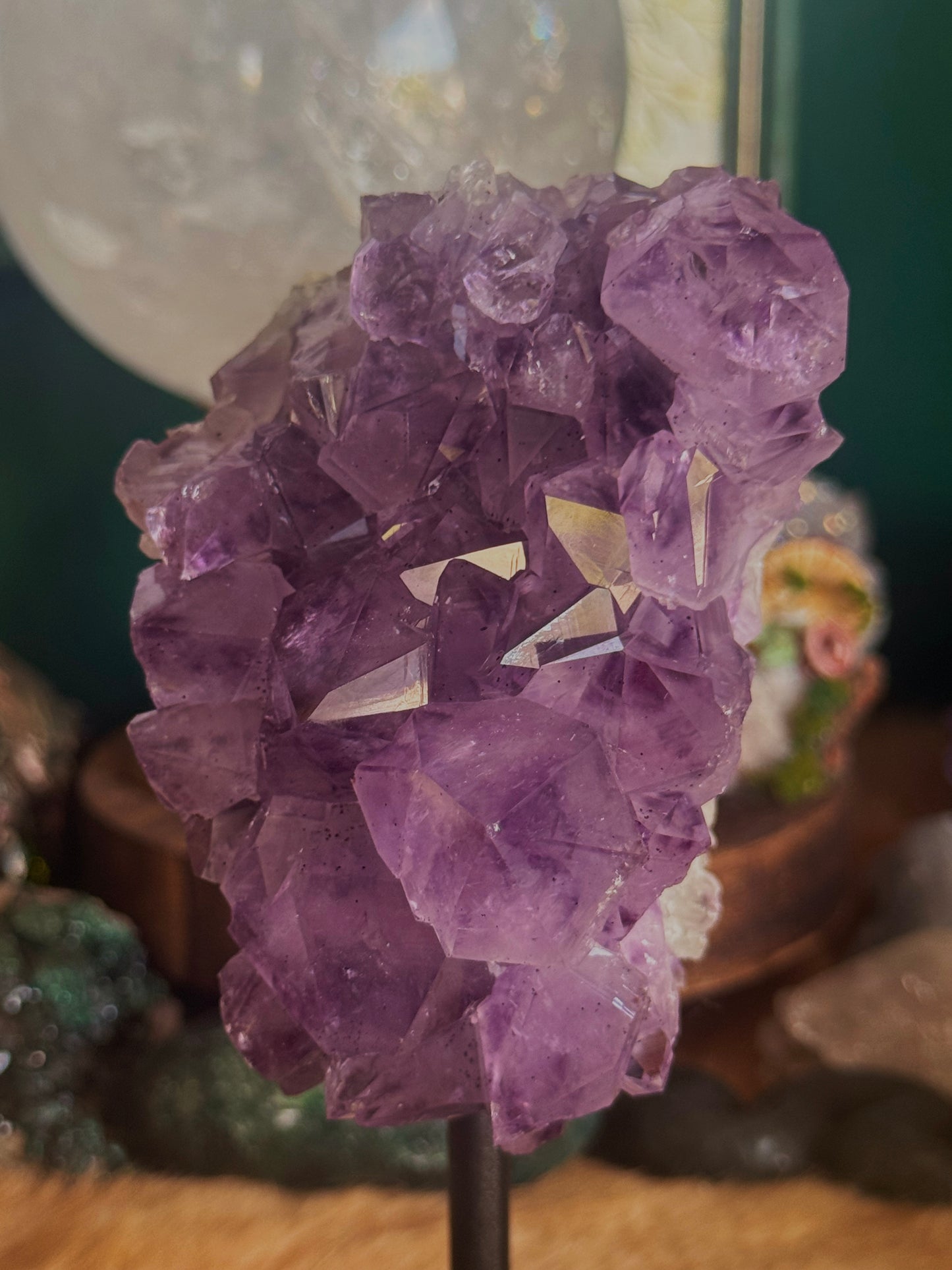 Amethyst Druse auf Ständer