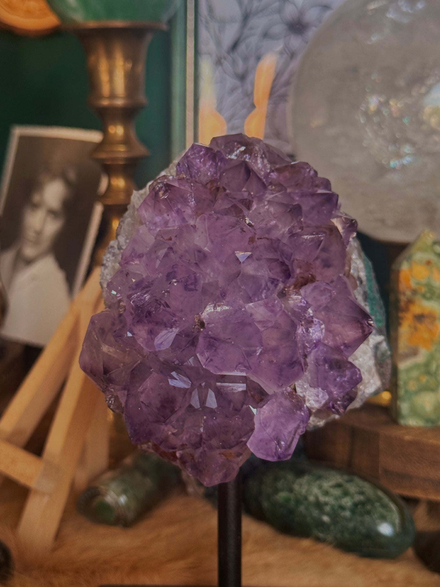 Amethyst Druse auf Ständer