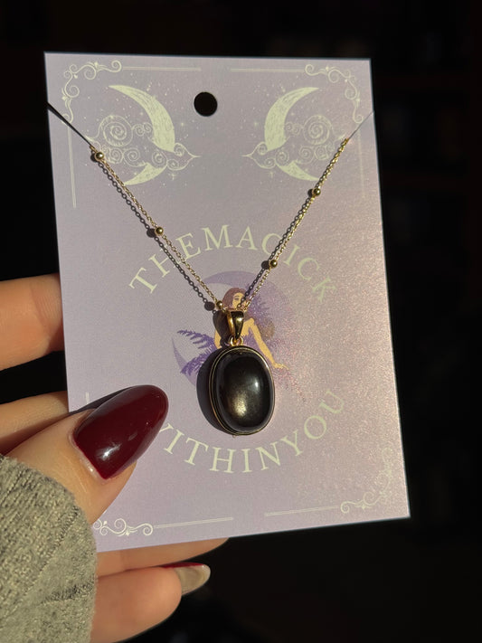 Hüterin des Gleichgewichts - Kette (925er Silber vergoldet)