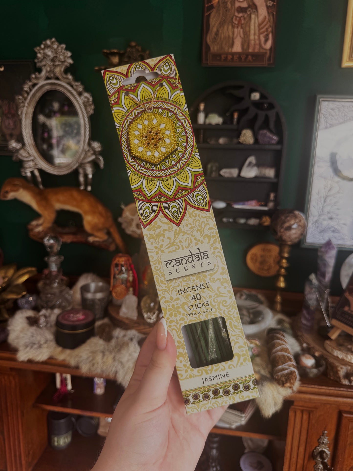 Mandala Räucherstäbchen – Rose, Lavendel, Sandelholz, Patchouli & mehr