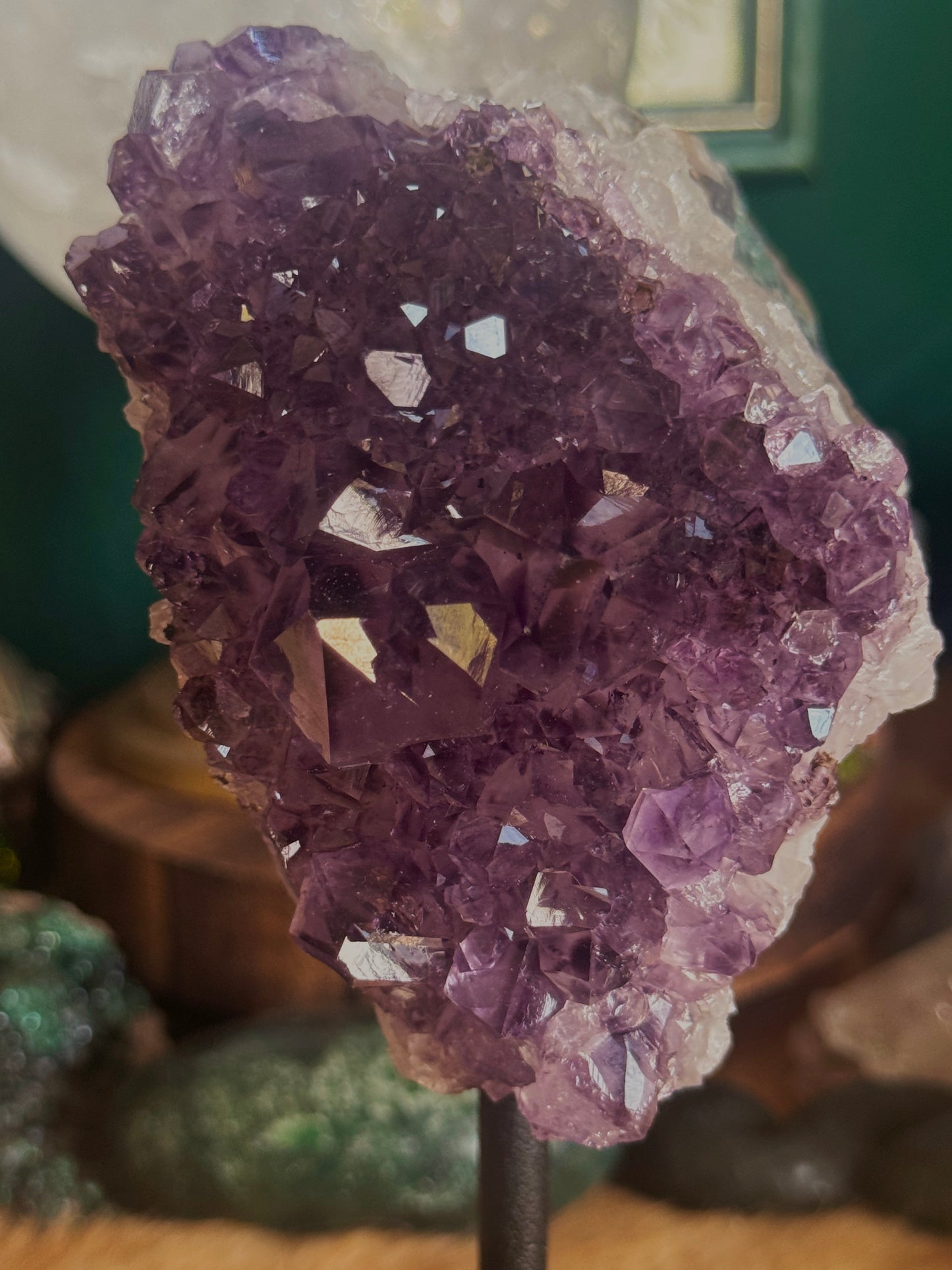 Amethyst Druse auf Ständer