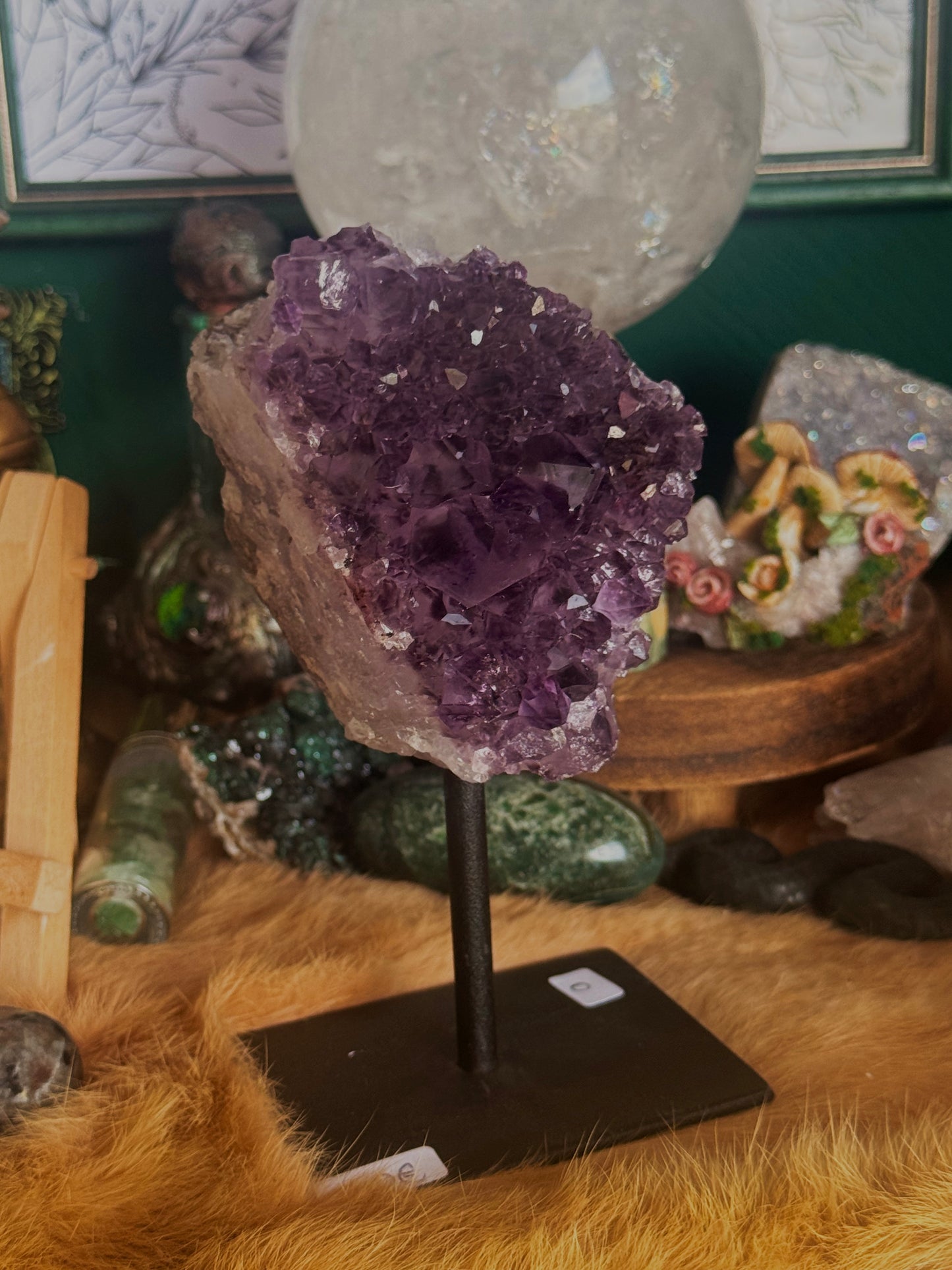 Amethyst Druse auf Ständer